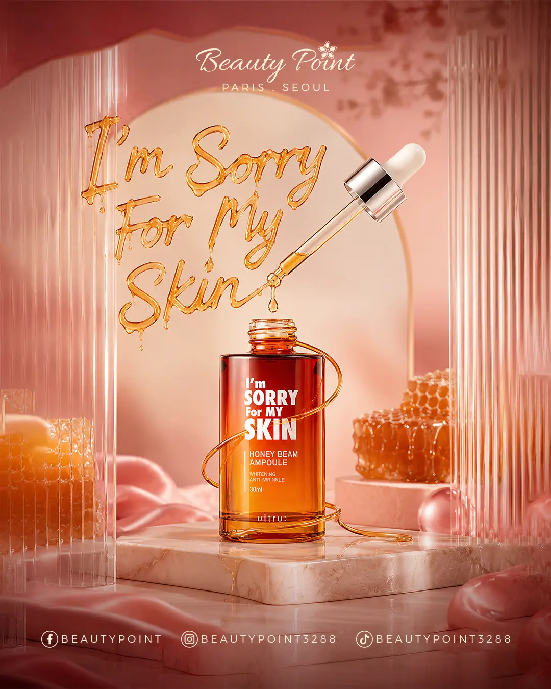 I'm Sorry For My Skin Honey Beam Ampoule